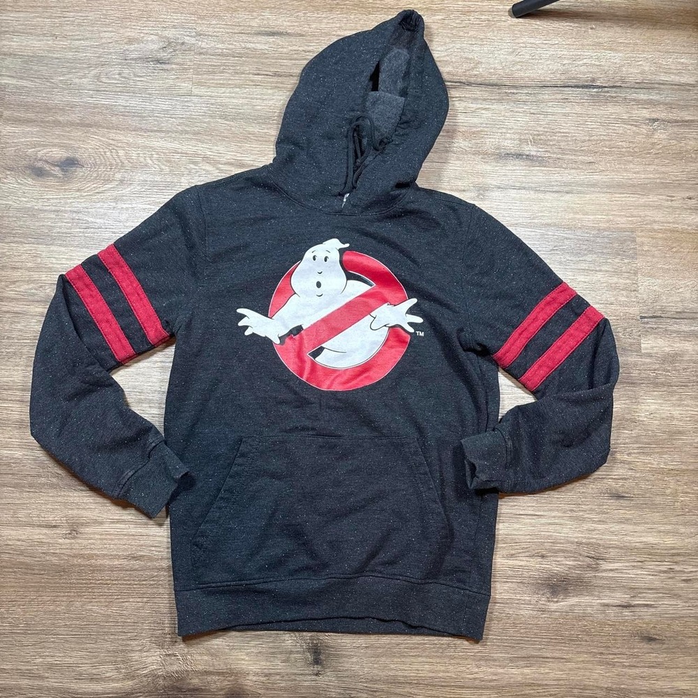 Ghostbusters black & red hoodie Size S